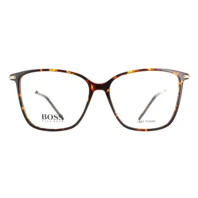 Hugo Boss Glasses Frames BOSS 086 Havana Gold Women