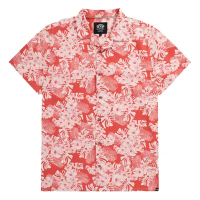 (S, Red) Animal Mens Will Floral Organic Shirt