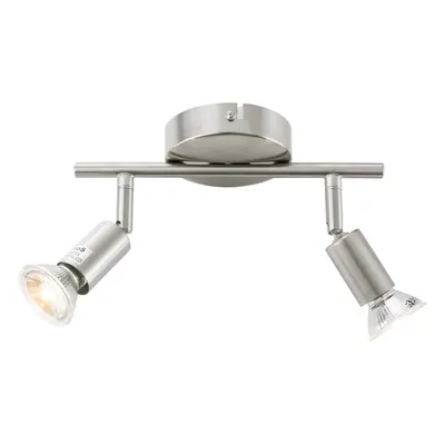 AREBOS LED 6W Retro Ceiling Spotlight Lamp Hallway Light Chrome 2-light Spot