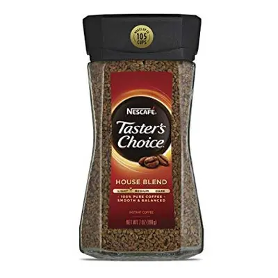 Nescafe Tasters Choice Instant Coffee, House Blend, Ounce