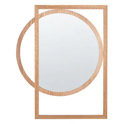 Wall Mirror LAURON Light Wood