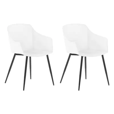 Set of Dining Chairs FONDA White