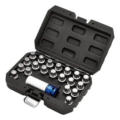 Draper BMW LOCKINGWHEEL SOCKETSET21PC 13599 BMW Locking Wheel Socket Set (12 Piece)