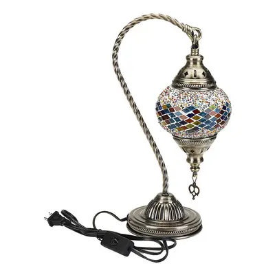 (Type A) 110-240V Retro Turkish Moroccan Romantic Handmade Table Lamp Home Bar Fixture Decor E27