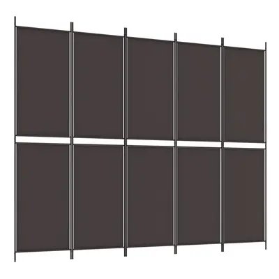 (Brown, x cm) vidaXL Room Divider Privacy Screen Paravent Dressing Room Partition Fabric