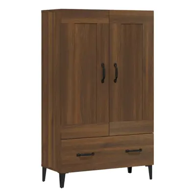 (Brown oak) vidaXL Highboard Engineered Wood High Sideboard Buffet Cabinet Multi Colours