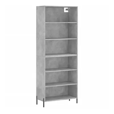 (concrete grey, shelves) vidaXL Highboard Sideboard Storage Cabinet Home Side Cabinet Engineered