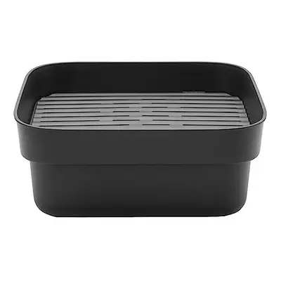 Washing Up Bowl with Removable Draining Tray (Dark Grey) Ideal for Rectangular/Square Kitchen Si