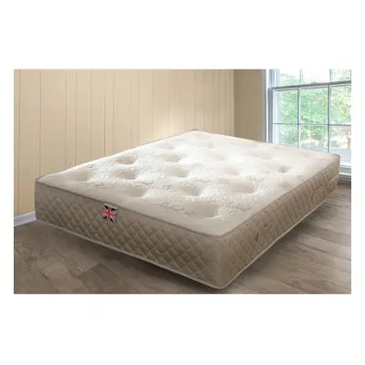 (4ft6 Double) Woolly Pocket Sprung & Memory Foam Mattress