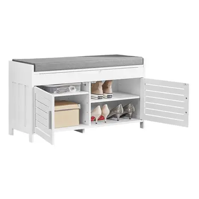 SoBuy FSR102-W, Shoe Rack Shoe Bench Shoe Cabinet