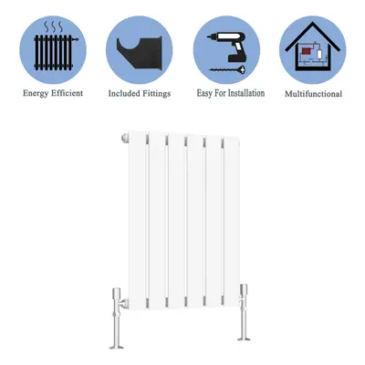 (White, 600*408mm ?single)) Flat Panel Column Radiator