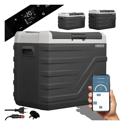 AREBOS compressor cool box litres | Electric freezer box with APP control for cooling, freezing 