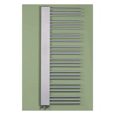 (Silver, 1460x600mm) WarmeHaus Stylish Bathroom Heated Warming Towel Rail Radiator Central Heati