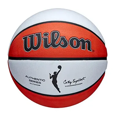 Basketball, WNBA Authentic Series Model, Outdoor, Tackskin Rubber, Size: 6, Brown/White