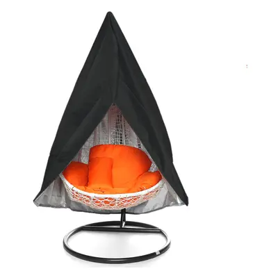 (Black) Waterproof Hanging Swing Egg Chair Cover