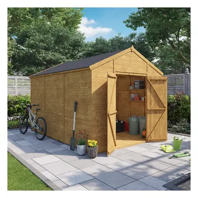 (Pressure Treated - 12x8, Windowless) BillyOh Expert Tongue and Groove Apex Workshop