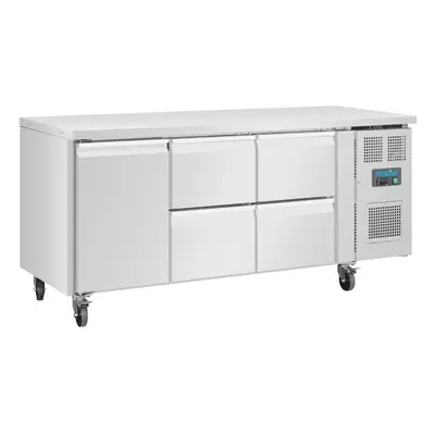 Polar U-Series Single Door and Drawer Counter Fridge 358Ltr