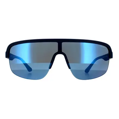 Police Sunglasses SPLB47M Arcade 6QSB Matte Midnight Blue Blue Mirrored