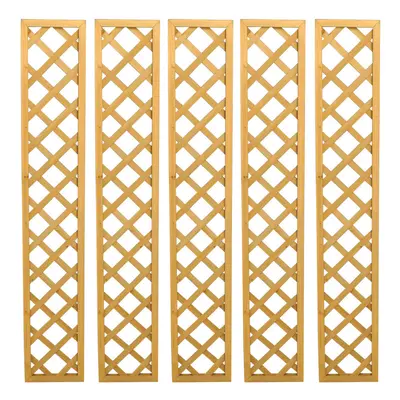 Set of Wooden Framed Square Trellis Panels (180cm x 30cm)