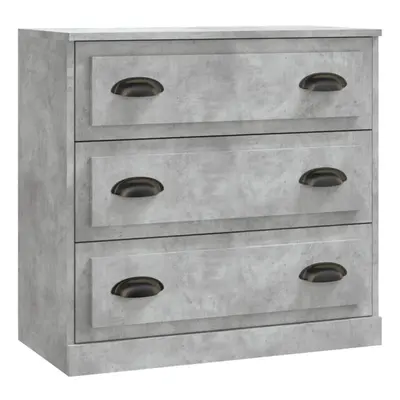 (concrete grey) vidaXL Sideboard Cabinet Cupboard Highboard Home Organiser Engineered Wood