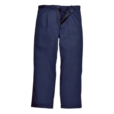 (3XL R, Navy) Portwest Unisex Adult Bizweld Fire Resistant Work Trousers