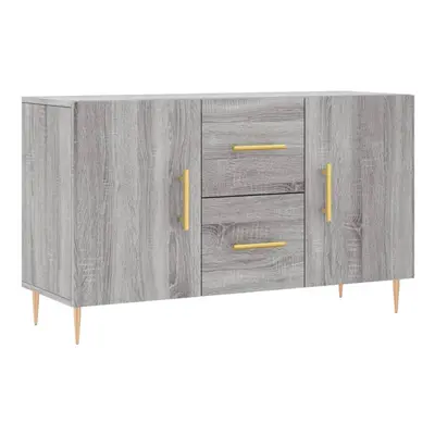 (grey sonoma) vidaXL Sideboard Storage Side Cabinet Cupboard Concrete Grey Engineered Wood