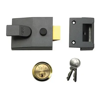 Yale Locks 91 Basic Nightlatch 60mm Backset DMG Finish Box