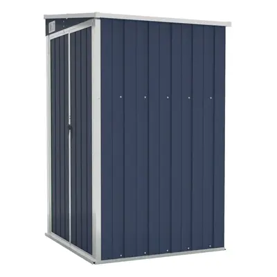 (anthracite, x x cm) vidaXL Wall-mounted Garden Shed Outdoor Tool Storage Shed Galvanised Steel