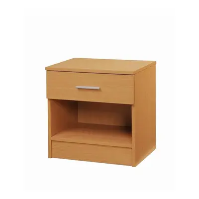 Rio Costa Nighstand Bedside Table Cabinet Drawer Bedroom Furniture Beech Oak Effect