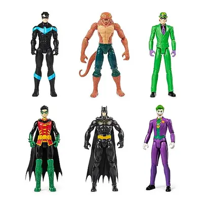 Comics, Batman 6-Pack | Batman, Robin, Nightwing, The Joker, The Riddler, Copperhead | 30-cm Act