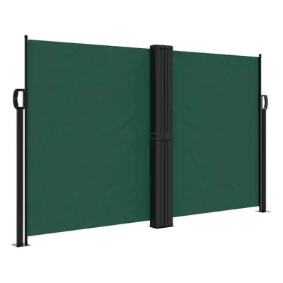 (dark green, x cm) vidaXL Retractable Side Awning Outdoor Privacy Screen Balcony Sunshade Shelte