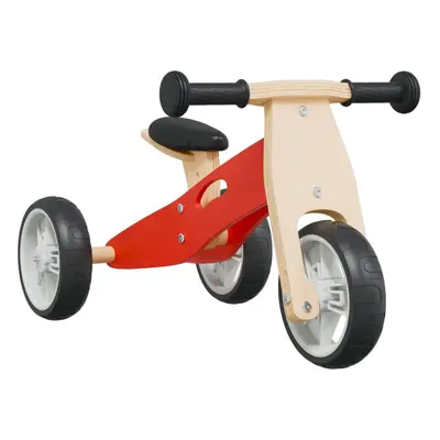 (red) vidaXL Balance Bike for Children 2-in-1 Toddler Bike Kids Trikes Tricycle