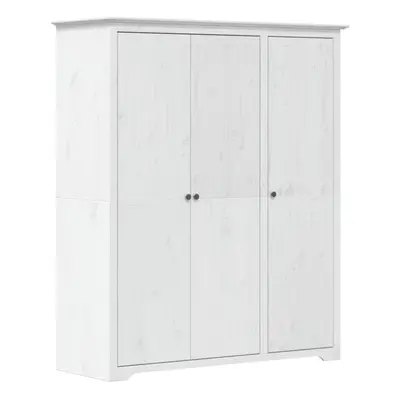 (white, 151.5 x x 176.5 cm) vidaXL Wardrobe Closet Clothes Storage Organiser Room Armoire Solid 