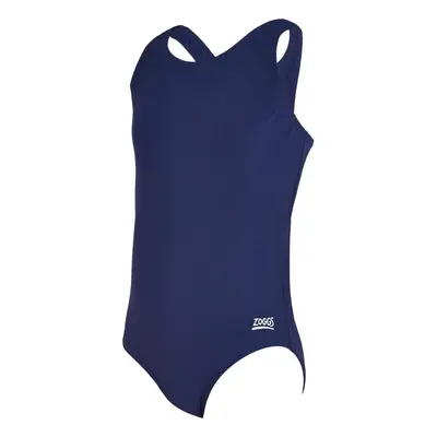 (26 UK, Navy) Zoggs Girls Cottesloe Sportsback One Piece Swimsuit