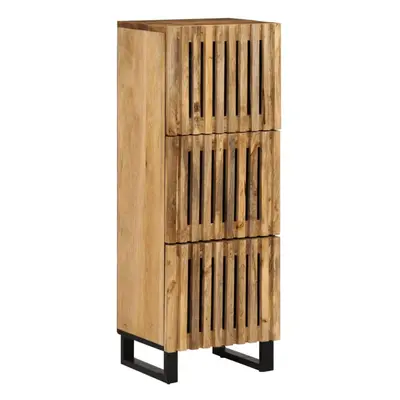 (natural, solid rough mango wood) vidaXL Highboard Sideboard Side Cabinet Storage Cupboard Solid