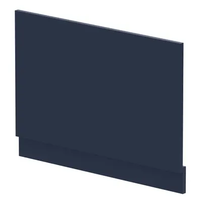 800mm Edge/Power Straight End Bath Panel & Plinth - Matt Midnight Blue