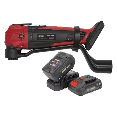 20V Cordless Oscillating Multi Tool Kit - x Batteries & Charger - Canvas Bag