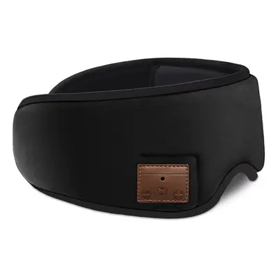 (Black) 3D Wireless Bluetooth Stereo Eye Mask Headphones Music Sleep