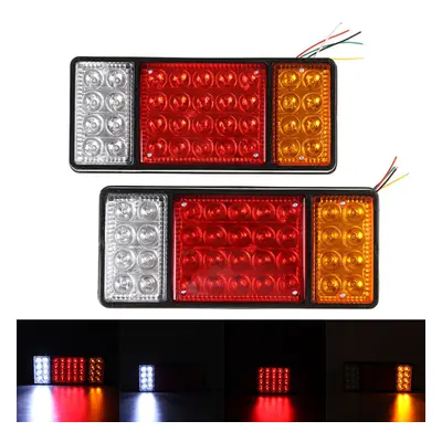 2pcs 12V LED Rear Stop LED Lights Tail Indicator Boat Lamp Trailer Truck Caravan Waterproof