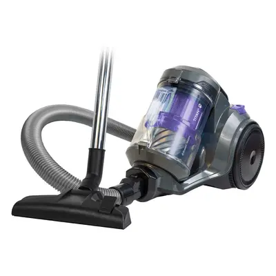 Russell Hobbs Cylinder Vacuum Cleaner TITAN2 PET Litre Grey & Purple with in Multi-Tool, Triple 