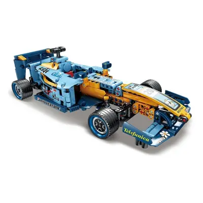 511Pcs 1:15 Mechanical Engineering Car Small Particles DIY Assembled Building Blocks Pull Back R