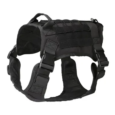 (Black, L) Service Dog Vest Water Resistant Bag