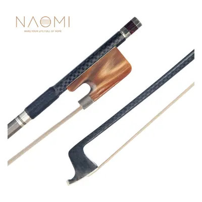 Advanced Carbon Fiber 16" Viola Bow Grid Carbon Fiber Stick Natural Horsehair W/ Ox Horn Frog Du