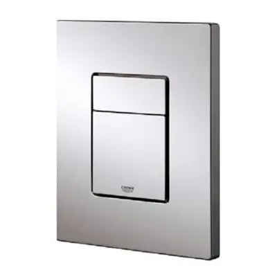 Grohe Skate Cosmopolitan WC Dual Flush Button Chrome Wall Plate 000 Square