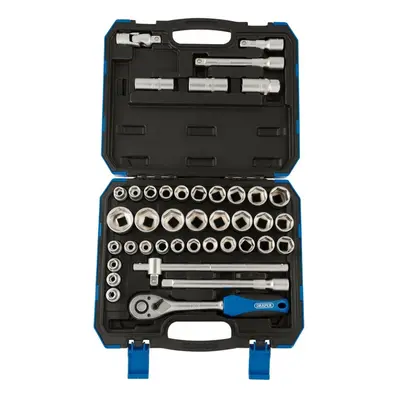 Combined MM/AF Socket Set, 1/2"" Sq. Dr. (41 Piece)