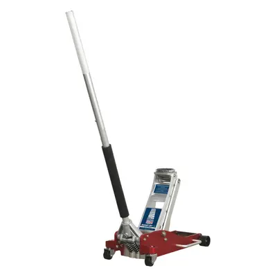 Aluminium Low Entry Trolley Jack - 2500kg Limit - Twin Piston - 485mm Max Height