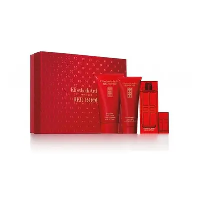 Red Door Pc Set 1.7 Edt Sp + Ml Parfum + Oz Body Cream + 3.3 Shower Gel