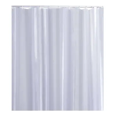 RIDDER Bathroom Shower Curtain Satin White Washable Gift 180x200cm Waterproof