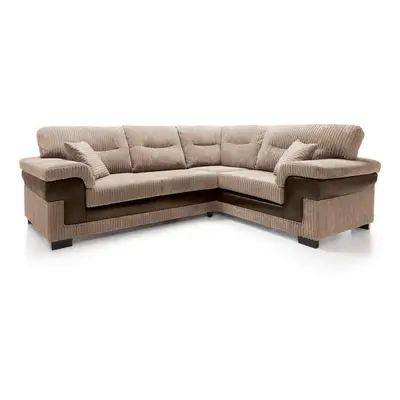 (Brown, Right Facing) Samson Corner Sofa