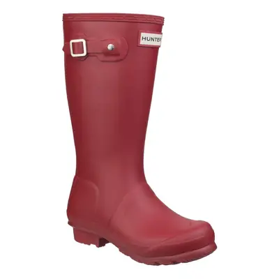 (1 UK, Red) Hunter Childrens/Kids Original Wellington Boots